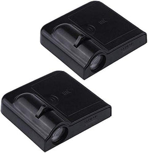 Automaze Wireless Car Welcome Logo Shadow Projector Ghost Lights Kit Set of 2 Compatible (for New M-ahindra)