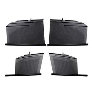 Automaze Side Window Automatic Roller Sun Shades for Kia Seltos All Models, Set of 4 Pc, Retractable Curtains