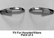 Automaze Chrome Side Mirror Cover Garnish Trim Compatible for Hyryder 23+ Models(Set of 2 Pc), Styling Car Accessories