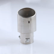 Automaze Universal Fit Car Straight Oval Shaped Exhaust Tail Muffler Tip Pipe 63mm (Model-A151)