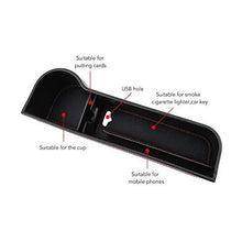 Load image into Gallery viewer, Automaze Car Seat Gap Organizer with Cup Holder, Multifunctional Small Storage Box for Coins, Cards, Cell Phone, Wallets etc