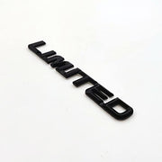 Automaze 3D Metal Car Logo Sticker Limited black finish emblem for car exterior