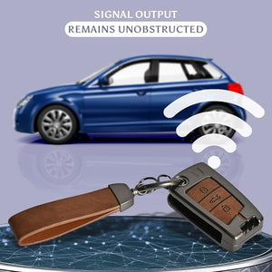 Automaze Metal 3 Button Flip Key Cover Compatible with Volkswagen Cars with 3 Front Buttons, Model B3