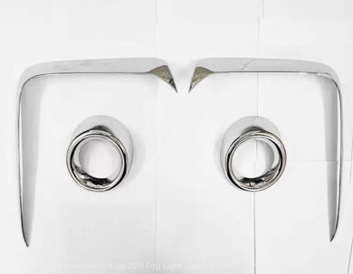 Automaze Chrome Fog Light Show Cover Garnish Trim Compatible For Ertiga 2018-2021 Models(Set of 4 Pc), Styling Car Accessories