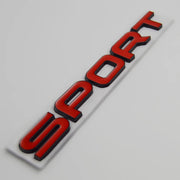 Automaze Metal Sport Letter Logo Sticker for Tailgate Boot Lid Sports Emblem Badge Compatible for Range Rover