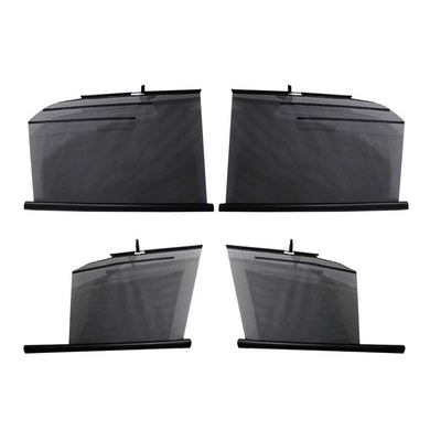 Automaze Car Side Window Roller Sun-Shades Mesh Curtain Blinds, Custom Fit, Set of 4 Pc, Compatible for Kia Carens