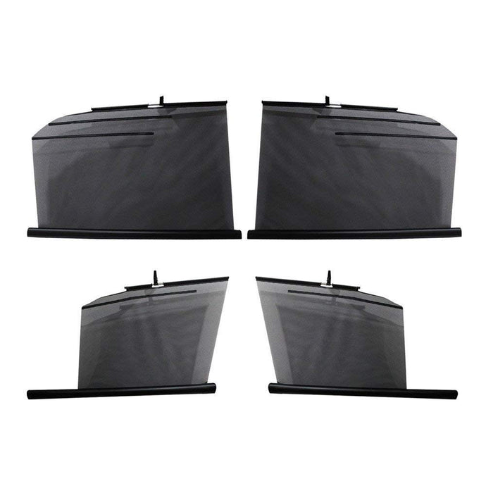 Automaze Car Side Window Roller Sun-Shades Mesh Curtain Blinds, Custom Fit, Set of 4 Pc, Compatible for Kia Carens