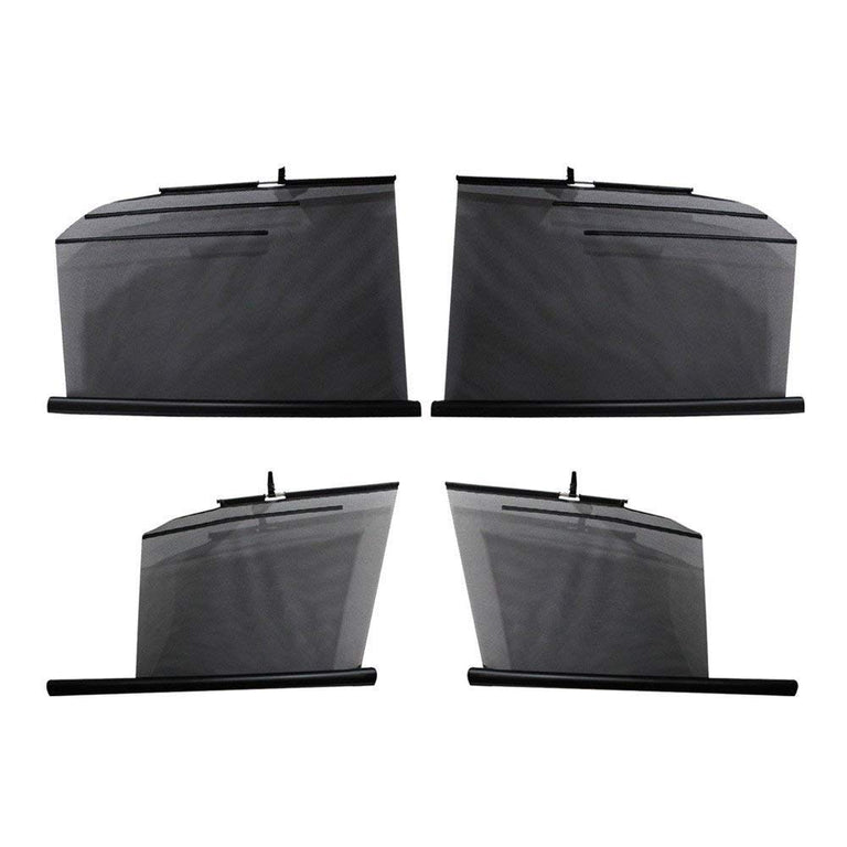 Automaze Car Side Window Roller Sun-Shades Mesh Curtain Blinds, Custom Fit, Set of 4 Pc, Compatible for Kia Carens