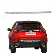Automaze Cn-League Imported Chrome Rear Trunk Steamer Diggy Patti Garnish Compatible for Tata Harrier All Model