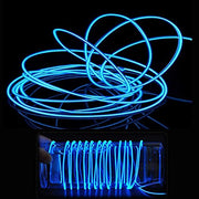Automaze EL Wire, 16.4ft/5m Portable Neon Lights Noise Reduction Neon Glowing Strobing Electroluminescent Wire for Parties, Halloween, DIY Decoration