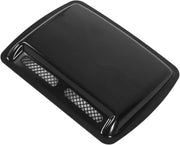 Automaze Glossy Black Engine Hood Air Vent Cover Bonnet Trim Universal for Car Modification
