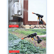 Automaze Upgraded Cordless Rechargeable Pressure Washer, Portable Power Cleaner with 35 Bar Pressure for Washing Cars/Boats/Deck/Fences
