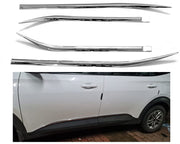 Automaze Cn-League Car Side Door Beading, SS Full Chrome Compatible for Kia Carens All Models, Carens Chrome Accessories