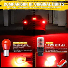 Load image into Gallery viewer, Automaze 12V 7443 7440 T20 Dual Connection/Pin/Buoyant Canbus Error Free 15 Watts 144 LED/SMD For Brake, Reverse Tail Light Bulbs