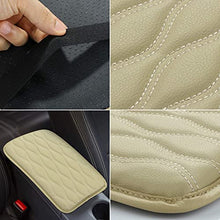 Load image into Gallery viewer, Automaze Center Console Arm-rest Cover Pad Universal Fit for SUV/Truck/Car, Car Armrest Seat Box Cover, Leather Auto Armrest Cover