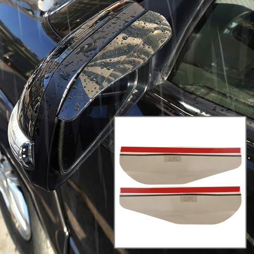 Automaze 3R 1 Pair Side Mirror Rain Blades Car Back Mirror Eyebrow Rain Cover