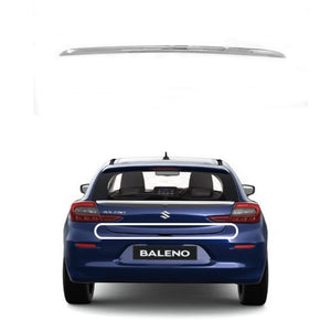 Automaze Cn-League Imported Chrome Rear Trunk Steamer Diggy Patti Garnish Compatible for New Baleno 2022+ Models