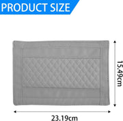 Automaze Soft Seat Belt Pad for Car, 2 Pack Leather Seatbelt Cover Cushions, Shoulder Strap Pads for Cushioned Driving, Car Interior Accessories (Gray)