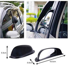 Load image into Gallery viewer, Automaze 3R Car SUV Side View Mirror Wide Angle Blind Spot Mirror Auto Exterior Rearview Mirrors With Convex Clean Surface Stick on B-Pillar for Rear Seat Passengers Set of 2