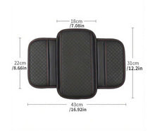 Load image into Gallery viewer, Automaze Center Console Arm-rest Cover Pad With Side Pockets, Small Size for Hatchbacks, Sedans Etc Car Armrest Seat Box Cover, Leather Auto Armrest Cover