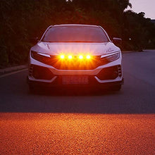 Load image into Gallery viewer, Automaze 4 Pc Grill Light Waterproof Car Led Grille Lights Ultra Bright Raptor Style Grill Light Universal for Car, Truck, SUV