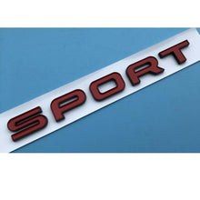 Load image into Gallery viewer, Automaze Metal Sport Letter Logo Sticker for Tailgate Boot Lid Sports Emblem Badge Compatible for Range Rover