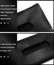 Load image into Gallery viewer, Car Visor Tissue Holder, Tissue Holder for Car, Mask Holder for Car Visor, PU Leather Tissue Box Holder, Wipes Case for Car Visor, Universal Mask Dispenser for Car Napkin Holder for Car Tissue