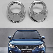 Load image into Gallery viewer, Automaze Cn-League Imported Chrome Front Fog Lamp Garnish Compatible For New Baleno 2022+ Models, Set of 2 Pc
