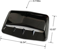 Load image into Gallery viewer, Automaze Hood Scoop Car Hood Vent Universal Air Intake Grille Inlet Trim Decor Cover Turbo Bonnet Vent Cover Accessory (Black)