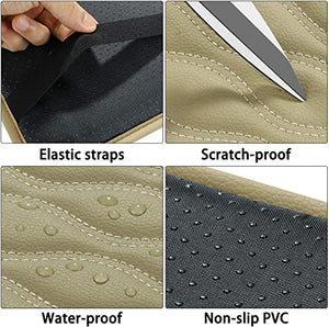 Automaze Center Console Arm-rest Cover Pad Universal Fit for SUV/Truck/Car, Car Armrest Seat Box Cover, Leather Auto Armrest Cover