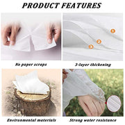 Automaze 100 Pulls Each 2 Ply M-Fold Soft Tissue Paper for Refilling Tissue Boxes
