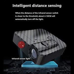 Automaze 3rd Generation Infra-Red Car Door Light Logo Projector Wireless LED Car Courtesy Light Welcome Logo Shadow Ghost Compatible For Honda Cars