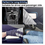 Automaze 2 Pack Knee Cushion Soft Pad For Leather Auto Center Console, Car Foot Care Knee Cover Thigh Support Comfort Elastic Pillow Car Interior Accessories