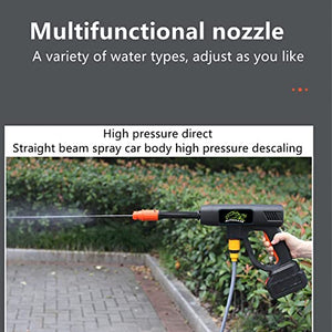 Automaze Upgraded Cordless Rechargeable Pressure Washer, Portable Power Cleaner with 35 Bar Pressure for Washing Cars/Boats/Deck/Fences