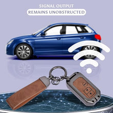 Load image into Gallery viewer, Automaze Metal 3 Button Keyless Key Cover Compatible with Suzuki Cars with 3 Front Buttons, Model C3