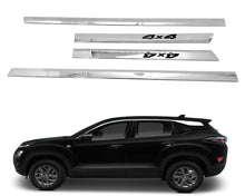 Load image into Gallery viewer, Automaze Cn-League Car Side Door Beading, Full Chrome with 4x4 Badging Compatible for Tata Harrier All Models, Harrier Chrome Accessories