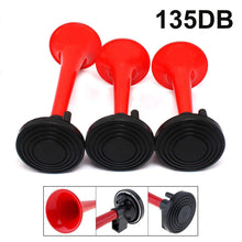 Load image into Gallery viewer, Automaze Car/Bikes/Truck 3 Pipe/Trumpet Horn Air Pressure Horn With Air Compressor, Fit For 12V Vehicles
