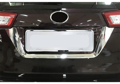 Automaze CN-League Chrome Garnish Rear License U Cover Compatible for Innova Crysta 2016-2020 Models