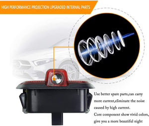 Automaze 2 Pc OE Car Door Shadow Light Ghost Projector Welcome Puddle LED Light Compatible For M-ercedes Cars(Type-2)