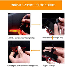 Load image into Gallery viewer, Automaze 2 Pc OE Car Door Shadow Light Ghost Projector Welcome Puddle LED Light Compatible For M-ercedes Cars(Type-2)