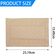 Automaze Soft Seat Belt Pad for Car, 2 Pack Leather Seatbelt Cover Cushions, Shoulder Strap Pads for Cushioned Driving, Car Interior Accessories (Beige)