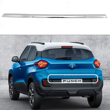 Load image into Gallery viewer, Automaze Cn-League Imported Chrome Rear Trunk Steamer Diggy Patti Garnish Compatible for Tata Punch All Model