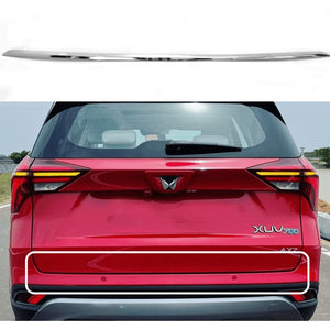 Automaze Cn-League Imported Chrome Rear Trunk Steamer Diggy Patti Garnish Compatible for Mahindra XUV-700 All Model