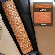 Soft Seat Belt Pad unfolded view highlighting full coverage and cushioned design