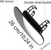 Automaze Car Mirror Baby Rear Facing Seat, Car Seat Glass Mirror for Rear Facing Baby Seat, Ultra Stable and Adjustable 360° Clear View for Backseat