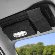 Load image into Gallery viewer, Car.Suede.Organizer.Black