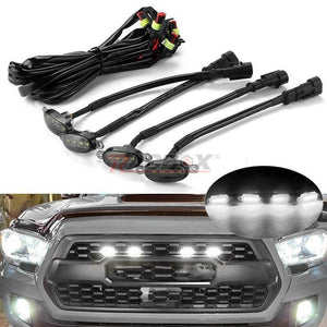Grille.Light.4Pc.Smoke.White