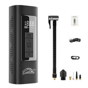 Automaze Portable Air Compressor Smart Tire Inflator- 150psi Cordless Mini Rechargeable Electric Digital Air Pump with Led Light for Car Tires, Bikes, Motorcycles, Balloons, Balls