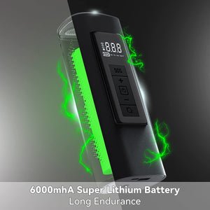 Automaze Portable Air Compressor Smart Tire Inflator- 150psi Cordless Mini Rechargeable Electric Digital Air Pump with Led Light for Car Tires, Bikes, Motorcycles, Balloons, Balls