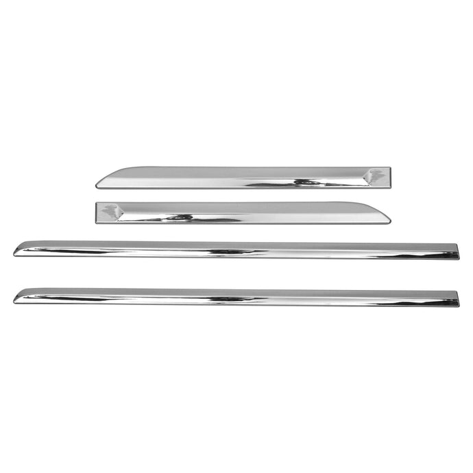 Automaze Car Side Door Beading, Full Chrome for Innova Crysta All Models, Crysta Chrome Accessories
